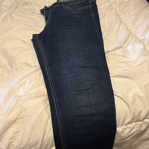 Women's Skinny Jeans - Dark Blue